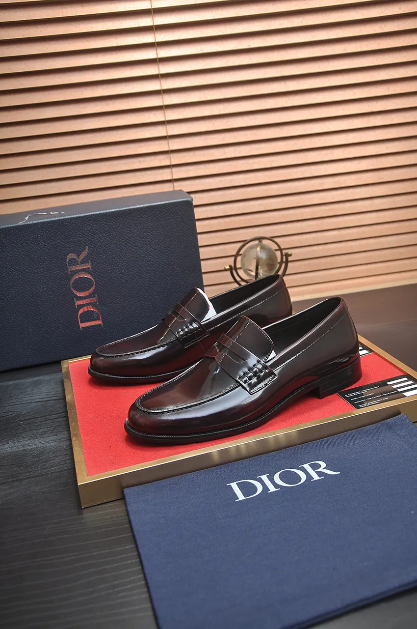 Men's shoes 💰580💶[Dior] (water-dyed cowhide lining) Dior original 1:1 high-quality factory, imported original materials, imported raw cowhide, water-dyed cowhide lining, original TPU outsole, code number: 39-44 (45 customized)